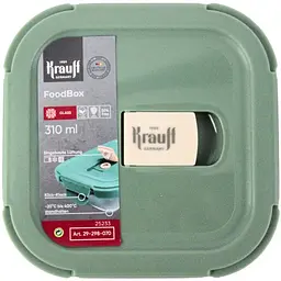 Контейнер для продуктів Krauff з кришкою 310 мл 121х121х58 мм (29-298-070) - мініатюра 2
