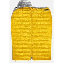 Спальник з натуральним пухом Naturehike CW700 CNK2450WS048, p-р L, жовто-сірий - мініатюра 4