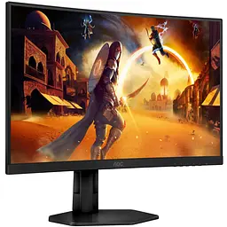 Монітор TFT 27" AOC C27G4ZXU, Fast VA, вигнутий, 280Hz, 2xHDMI, DP, USB-hub, HAS, колонки, чорний (C27G4ZXU) - мініатюра 8