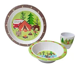 Сервіз столовий Gimex Tableware Kids 3 Pieces 1 Person Adventure (6965570) (DAS302017) - мініатюра 1