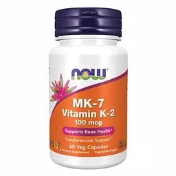 Вітамін К2, Vitamin K-2 (MK7) 100 mcg - 60 vcaps