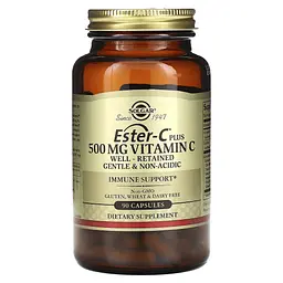 Вітамін С з Комплексом Цитрусових Біофлавоноїдів Ester-C® Plus 500 мг - 90 капсул