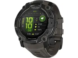 Смарт-годинник Garmin Instinct 3 50mm AMOLED Black with Charcoal Band (010-03020-00)