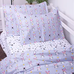 Комплект постільної білизни MirSon Kids Time 17-0527 Bunnies дитячий - мініатюра 4