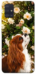 TPU чохол Demsky Flower spaniel для Samsung Galaxy A51