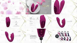 Вібратор Vive Yuki Rechargeable, 8.9 см (рожевий) - мініатюра 5