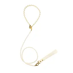 Перлинний нашийник з повідцем LOCKINK Pearl Collar & Leash Set - мініатюра 2