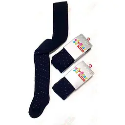 Колготи STAR KIDS дитячі махра SK065 Кольорова крапка (баклажан) р.150-156