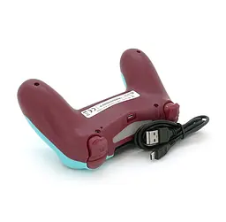 Геймпад джойстик DoubleShock Wireless PS4 Double Motor Vibration DUALSHOCK 4 Cyan - мініатюра 4
