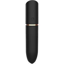 Віброкуля-помада Adrien Lastic Rocket Black дискретна для точкової стимуляції клетора