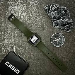 Чоловічий годинник Casio W-217H-3A Темно-Зелений ( AT1141-0121 ) - мініатюра 4