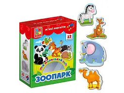 Набір магнітів VLADI TOYS "Мій маленький світ. Зоопарк" VT3106-10 - мініатюра 2