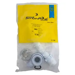 Сифон для душового піддона Santehplast Nata GD-7- 1 1/2"x50 h52 83х52 мм 30412 - мініатюра 2