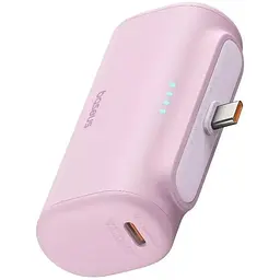 Портативна батарея Baseus Compact Fast Charging Power Bank Type-C Edition 5000 mAh 20W P10068306413-00 Pink - мініатюра 5