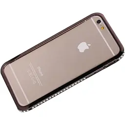 Бампер Shengo SG03 Metal Bumper iPhone 6/6s Black - мініатюра 3