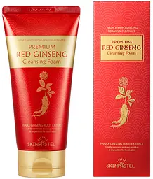 Пінка для вмивання Skinpastel Premium Red Ginseng Foam Cleansing, 150 мл - мініатюра 2