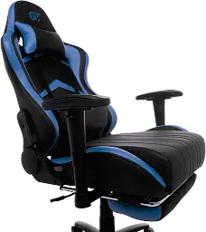 Геймерське крісло GT Racer чорне із синім (X-2534-F Black/Blue) - мініатюра 8