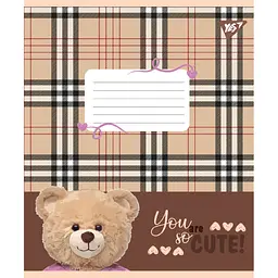 Зошит Yes You are cute A5, 12 аркушів в лінію (767892)  