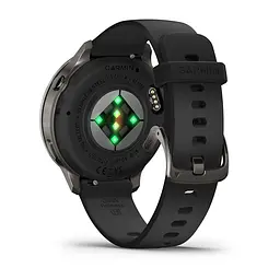 Смарт-годинник Garmin Venu 4 41 мм Slate з чорним силіконовим ремінцем - мініатюра 2