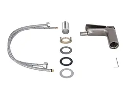 Змішувач для біде Qtap Slavonice, Gunmetal Black PVD (k35) QTSLA255GMB45923 - мініатюра 3