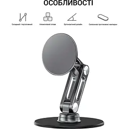 Підставка для смартфона OfficePro MS760G Aluminium Alloys Grey [129092] - мініатюра 8