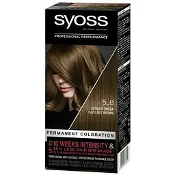 Фарба для волосся Syoss 5-8 Горіховий Світло-каштановий 115 мл (9000100633345)