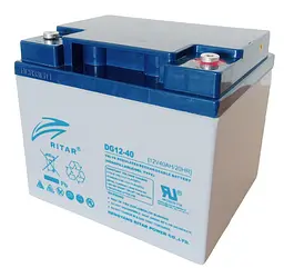 Гелевий акумулятор GEL RITAR DG-1240 12 В 40,0 А·год - мініатюра 1