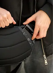 Чоловіча сумка бананка Sambag Dynamicdart чорна 38 × 21 × 7 см (80411702m) - мініатюра 10