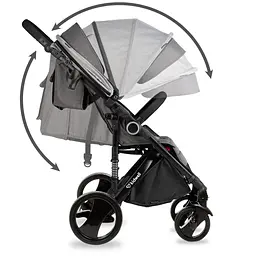 Прогулянкова коляска Kidwell Carell Light Gray - мініатюра 4