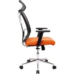 Офісне крісло GT Racer X-W80, чорно-помаранчеве (X-W80 Black/Orange) - мініатюра 3