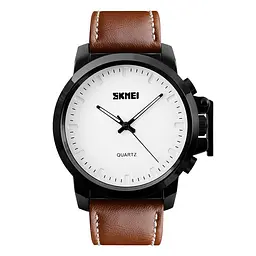 Класичний чоловічий годинник Skmei 1208 чорний - мініатюра 7