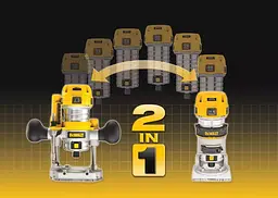 Фрезер мережевий DeWalt D26204K - мініатюра 5