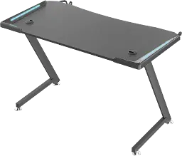 Геймерський комп'ютерний стіл GT Racer T-1216 (120x60x73) Black - мініатюра 2