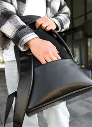 Чоловічий рюкзак Sambag Rene Option чорний 37 х 31 х 14 см (27200301m) - мініатюра 5