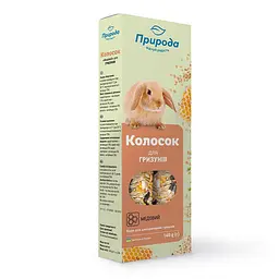 Ласощі для гризунів Колосок Медовий Природа 5 упаковок