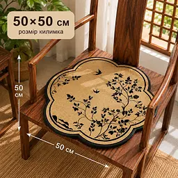 Подушка для стільця Solve з квітами 50 x 50 см (KT9000278) - мініатюра 3