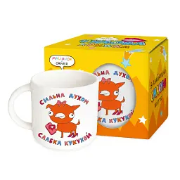 Чашка ORNER x Maliunok «Сильна духом, слабка кукухой»