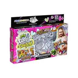 Пенал розмальовка "My color Clutch" Danko Toys CCL-01-01U Поні
