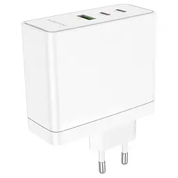 Мережевий зарядний пристрій Borofone BN11 Imperial PD 100W (2Type-C/1USB) Білий - мініатюра 5