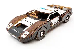 Конструктор Puz-26916 "Fast Car GT" дерев'яний, 164 дет., Поліція, розмір моделі 23х6х11 см. PuzzleOk - мініатюра 4