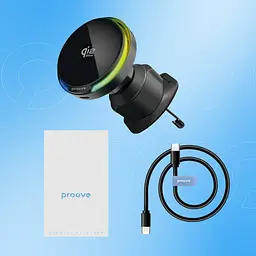 Автомобільний тримач з Бездротовим ЗП Proove Spark Qi2.2 25W - мініатюра 10