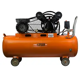 Компресор ремінний Grad V 2.5 кВт 378 л/хв 8 бар 100 л (7044185)