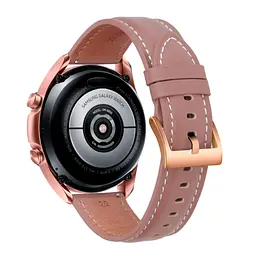 Ремінець для Samsung Galaxy Watch 5 Pro - коричнево-рожевий Watchbands Standart ширина кріплення 20мм розмір L шкіряний (WB5896173) - мініатюра 2