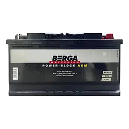 Автомобільний акумулятор BERGA Power Block AGM 6СТ-95Ah АзЕ 850А (EN) 595901085