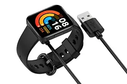 Магнітний USB-кабель Primo зарядний пристрій док-станція для Xiaomi Redmi Watch 3/Watch 2 Black - мініатюра 2