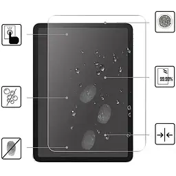 Захисне скло BeCover для Apple iPad 10.9" 2022/2024/iPad А16 11" 2025 (708138) - мініатюра 3