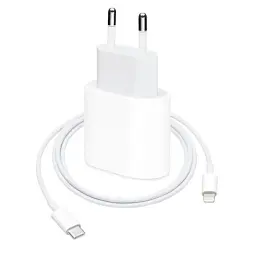 Мережевий зарядний пристрій Apple 20W USB-C Power Adapter + Cable HC White - мініатюра 3