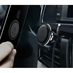 Автотримач Baseus Magnetic Air Vent Car чорний (SUGX020001)  - мініатюра 7