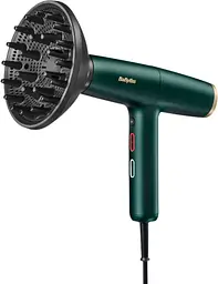 BaByliss Фен Air Power Pro, 1700Вт, 3 режими, дифузор, іоніз-я, хол. обдув, зелений - мініатюра 4