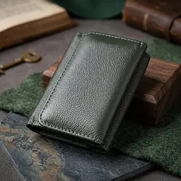 Жіночий гаманець компактного розміру з натуральної шкіри ST Leather 23072 зелений - мініатюра 4